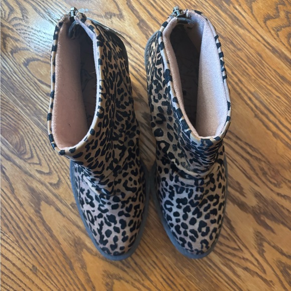 Leopard Ankle-booties women’s size 9 - Picture 3 of 6